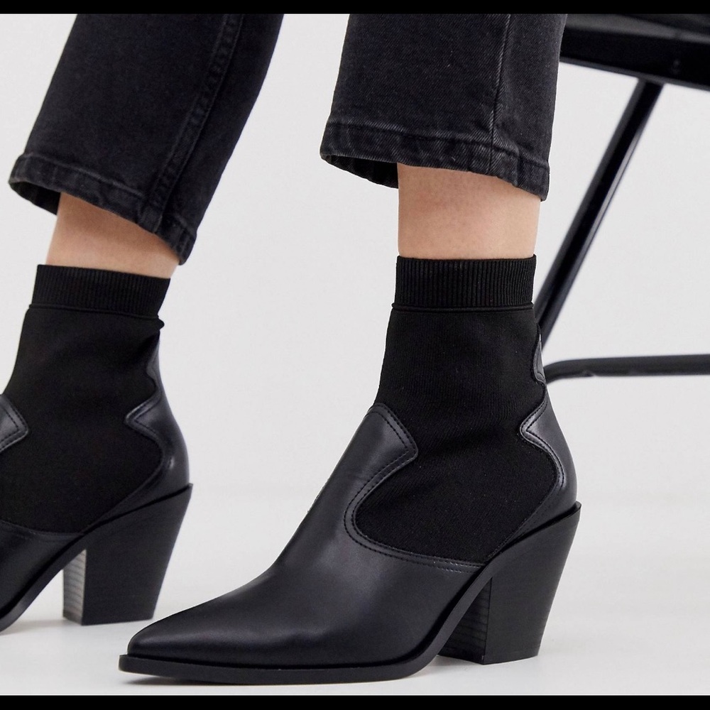 ASOS Stradivarius Sock Like Boot